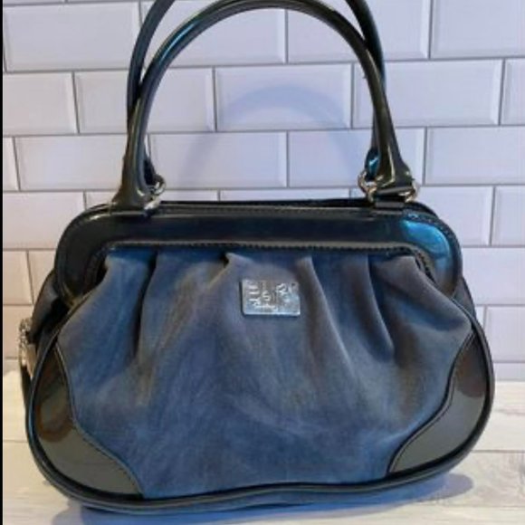 Beijo Small Navy Blue Handbag - Picture 1 of 5